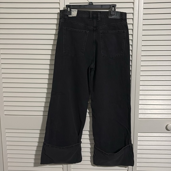NWT Free People We The Free Final Countdown Cuffed Jeans 27 Black - Picture 3 of 12
